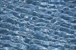 refelction an ripples on the water in the pool, color background photo