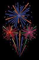 Fireworks illustration, cross stitch, fireworks, firework explosion, colorful firework effect, fireworks light, celebration, new year, image for download vector
