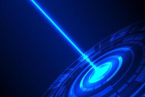 Glowing abstract blue background with dynamic lines, perfect for a digital space-themed design vector