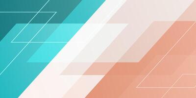 Abstract green and brown gradient background with shadow and simple overlap square lines. Look 3d with additional lines. Suitable for posters, brochures, and others. vector