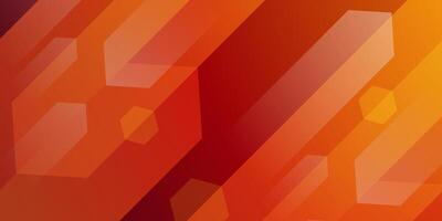 Dynamic dark orange and red gradient background with simple overlap shapes. Colorful design. Cool and modern with geometric concept. vector