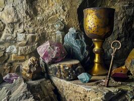 Mystical Crystals and Antique Artifacts photo