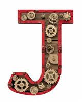 Mechanical Gears and Cogs in Vintage Style photo