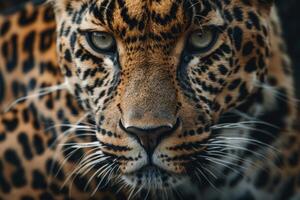 Close up of a Jaguars Face photo