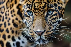 Close up of a Jaguar Staring Intently photo