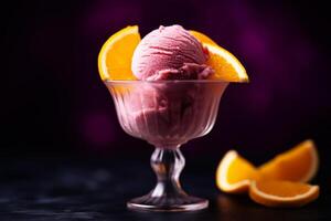 Citrus Berry Ice Cream Delight photo