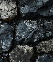 Textured rock surface with intricate patterns photo
