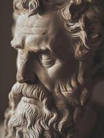 Close up of a Classical Sculpture photo