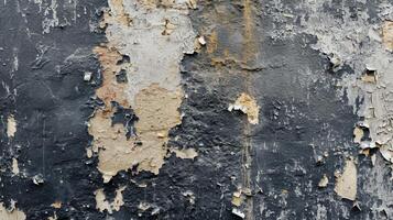 Aged wall with peeling paint texture photo
