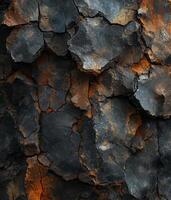Close up Texture of Cracked Earth photo