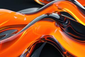 a close up of a glass object photo