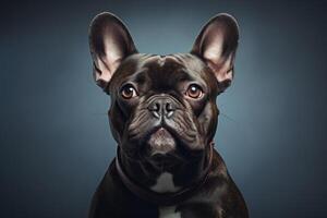 a close up of a dog photo