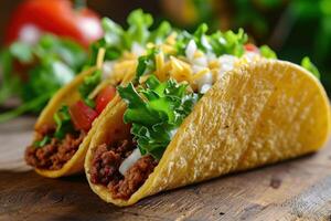 a tacos on a table photo