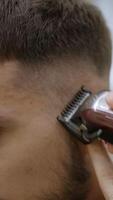 An InDepth CloseUp Demonstrating the Haircut Technique Using a Clipper Tool Effectively video