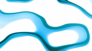 Colorful glossy liquid waves with smooth gradient abstract motion background. Design. Slowly moving blots and twisting stripes. video
