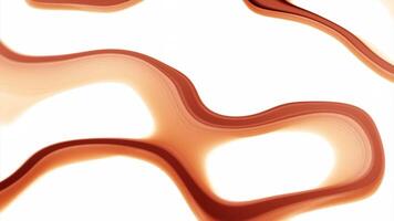 Colorful glossy liquid waves with smooth gradient abstract motion background. Design. Slowly moving blots and twisting stripes. video