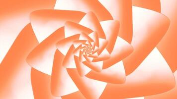 Endless spinning futuristic spiral. Design. Spinning triangular shapes. video