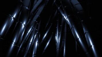 Abstract tentacles of an unknown creature moving slowly. Design. Metal legs of an alien. video