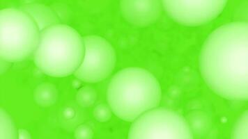 Abstract bright background animated with transparent air floating bubbles. Design. Flying same size round particles. video