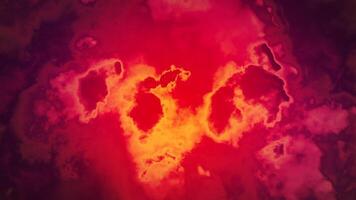Abstract Fiery Patterns Featuring Vibrant Red and Yellow Hues That Capture Attention. Motion video