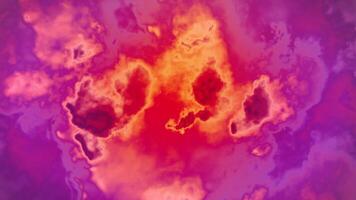 A Vibrant Abstract Composition Featuring Fiery Hues and Organic Shapes in Dynamic Harmony. Motion video