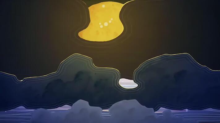 Day And Night Animation Stock Video Footage for Free Download