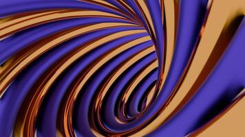 Abstract colorful rotating spiral stripes. Design. Optical illusion in motion creating effect of tornado. video