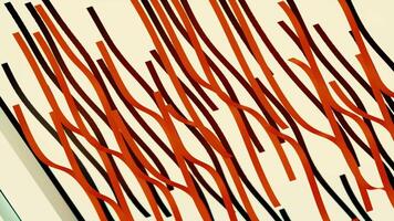 An Abstract Pattern Comprising Striped Lines within an Artistic Design Contextualization. Design video