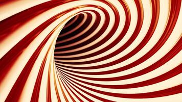 Abstract vortex with hypnotic stripes. Design. Rotating contrasting spiral optical illusion. video