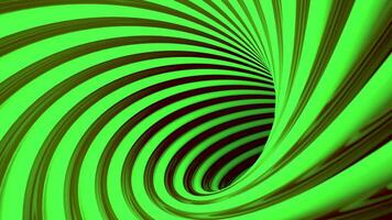 abstrato verde vórtice fiação fundo. Projeto. hipnótico rotativo colorida hélice. video