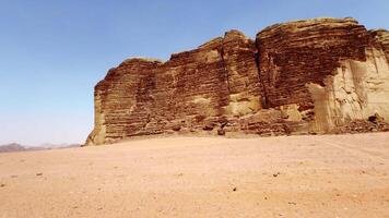 Expansive and Vast Desert Landscape Featuring Majestic Rock Formations and Scenic Views. Action video