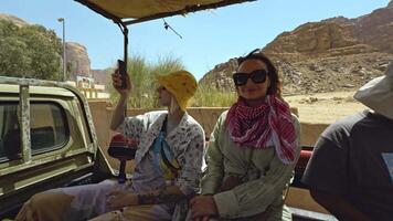 Embark on an unforgettable desert adventure Capture unique moments on a joyful safari. Action video