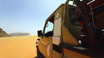 Desert Adventure Embarking on a Journey to Explore the Vast and Endless Sands of the Desert. Action video