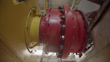 High Tech Industrial Machinery Component for advanced manufacturing processes and industries. Stock Clip video