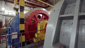 Industrial Machinery in an Operational Setting for Enhanced Efficiency and Productivity. Stock Clip video