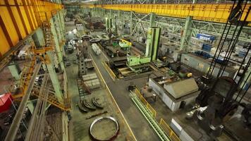 An Indepth Overview of Industrial Factories Featuring Advanced Machinery and Equipment. Stock Clip video