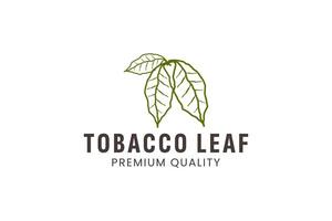 tobacco leaf logo,tobacco field and tobacco cigarette logo .With easy and simple editing. vector