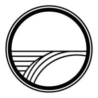 Continuous Line Art Branding vector