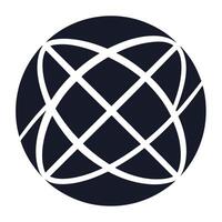 Abstract Globe art vector