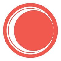 One-Line Circle Design Logo vector