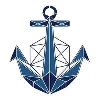 Abstract Anchor Shapes vector