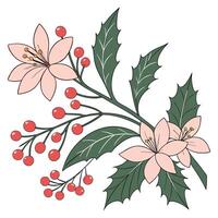 Eyecatching beautiful Christmas theme pattern design with Christmas element vector