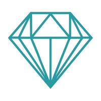 Modern Font with Diamond vector