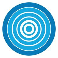 Depth Line Circle Design vector
