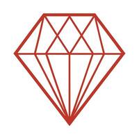 Minimal Diamond Outline vector