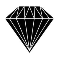 Diamond Silhouette Design vector