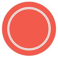 Simple Line Circle Concept vector