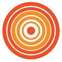 Depth Circles and Font vector