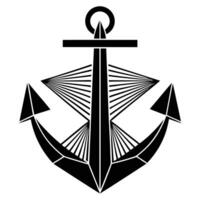 Artistic Anchor Design vector