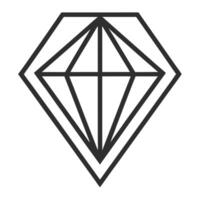 Thin Line Diamond Art vector